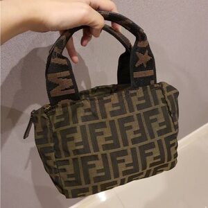 Fendi Zucca FF Logo Mini Classic Tote